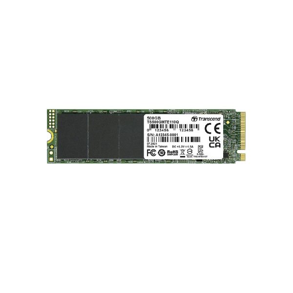 500GB Transcend MTE110Q NVMe M.2 2280 PCI-E GEN 3x4 Solid State Drive