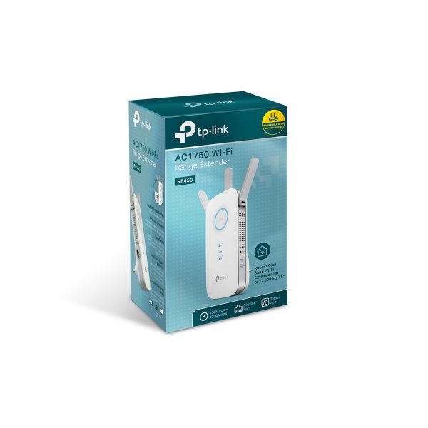 TP-Link RE450 Network Extender Transmitter White 10 100 1000 Mbit/s - Image 4