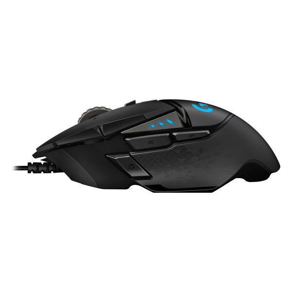 Logitech G502 HERO 25k High Performance Black Wired Gaming Mouse - Image 4