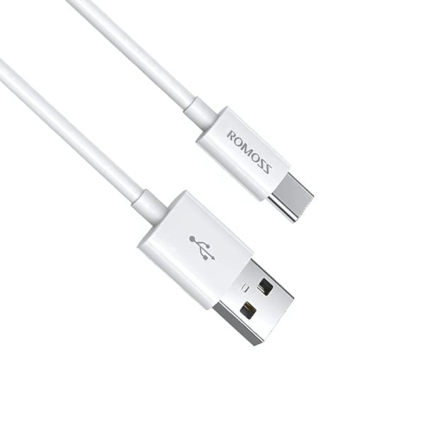 Romoss CB308 USB to Type-C 3A Cable - White - Image 2