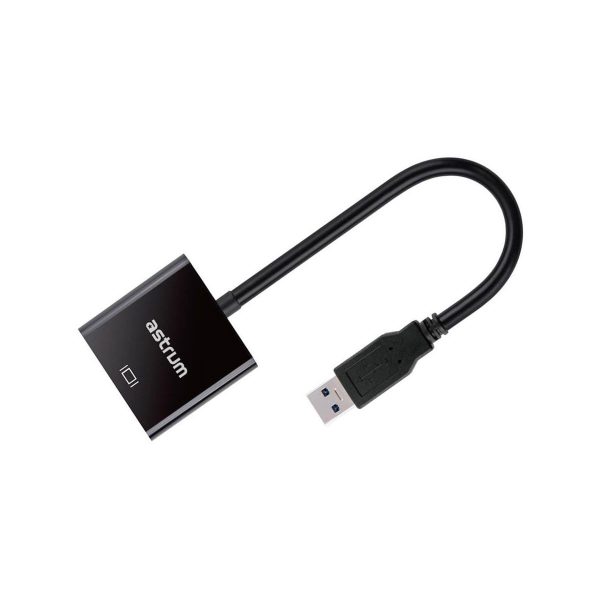 Astrum DA550 USB 3.0 Male to VGA M-F Active Adapter