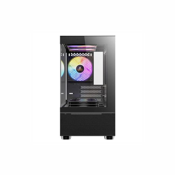 Antec CX200M Elite Micro-ATX | ITX RGB Mini-Tower Gaming Chassis - Black - Image 3