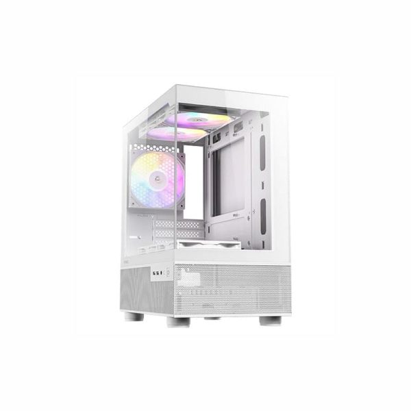 Antec CX200M Elite Micro-ATX | ITX RGB Mini-Tower Gaming Chassis - White - Image 2