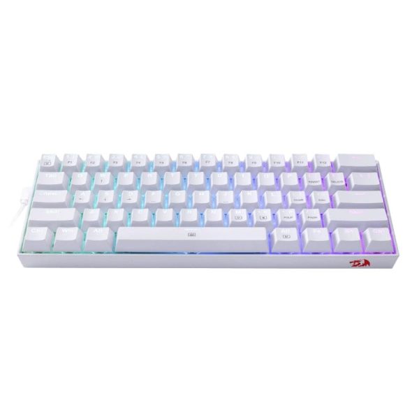 Redragon K630 DRAGONBORN Wired Mechanical Keyboard RGB 67Key Design - White - Image 3
