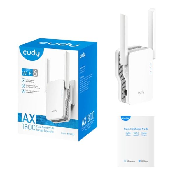 Cudy AX1800 WiFi Range Extender | Wall Plug - Image 4