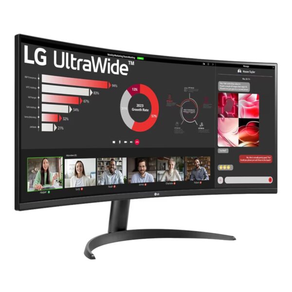 34" LG UltraWide QHD VA Curved Monitor 100Hz - Image 3