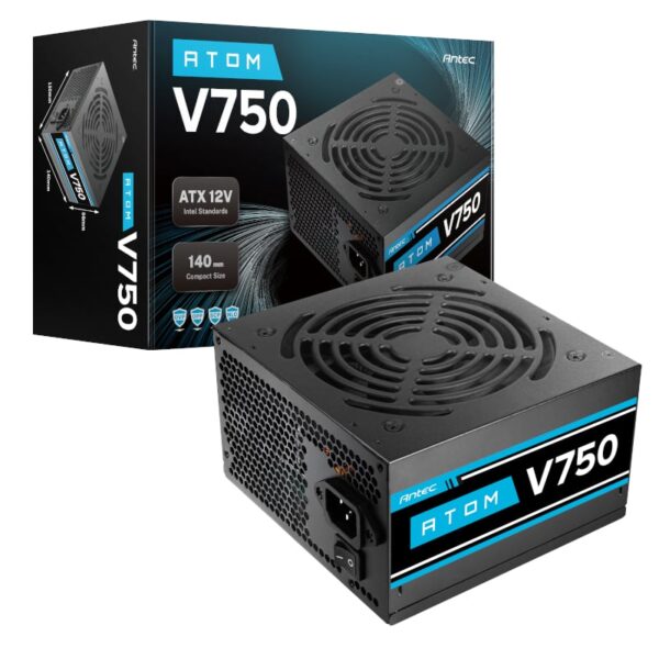 750W Antec Atom V750 Non-Modular Power Supply - Image 6