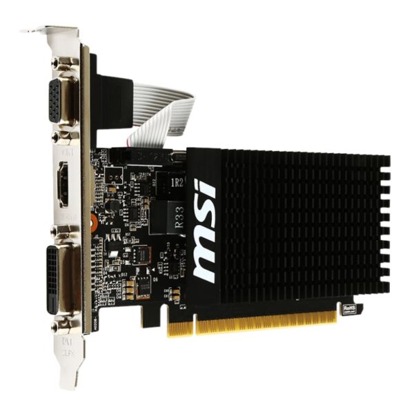 2GB MSI Nvidia GeForce GT 710 2GD3H 64-BIT Graphics Card - Image 3