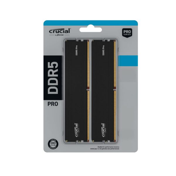 64GB Crucial Pro DDR5-6400 Overclocking Memory Kit - Black - Image 5