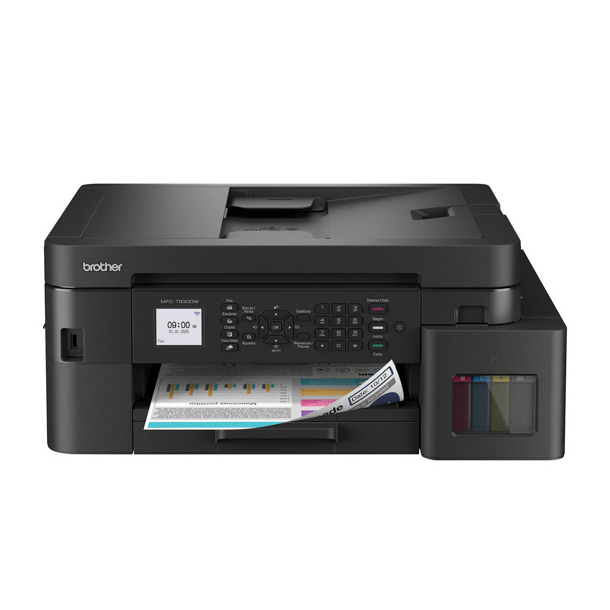 Brother MFC-T930DW Colour InkTank All-In-One Printer - with 3 Year/50 000 Page Carry-in Warranty (USB cable not included)