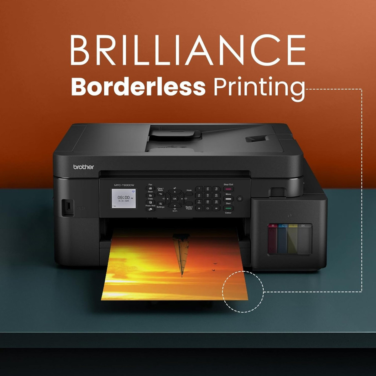 Brother MFC-T930DW Colour InkTank All-In-One Printer - with 3 Year/50 000 Page Carry-in Warranty (USB cable not included) - Image 4