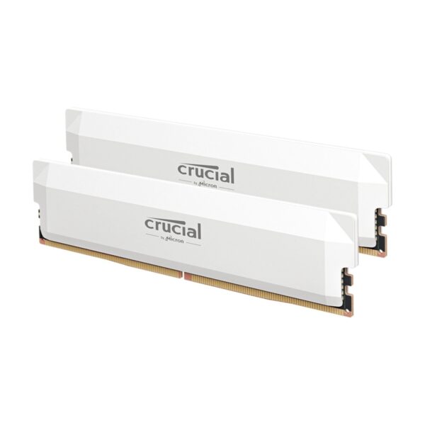 32GB Crucial Pro DDR5 6000MHz Overclocking Memory Kit – White - Image 3