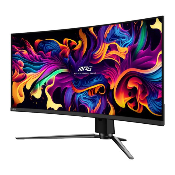 34″ MSI MPG 341CQPX QD-OLED UWQHD Curved Gaming Monitor - Image 2