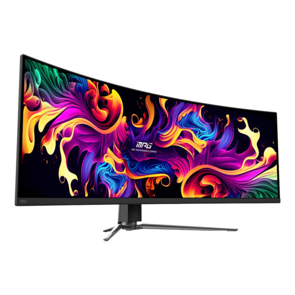49" MSI MPG 491CQPX QD-OLED DQHD Ultra-wide Curved Gaming Monitor - Image 2