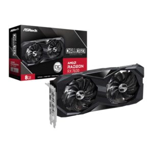 8GB ASRock Radeon RX7600 Challenger OC GDDR6 128-BIT Graphics Card