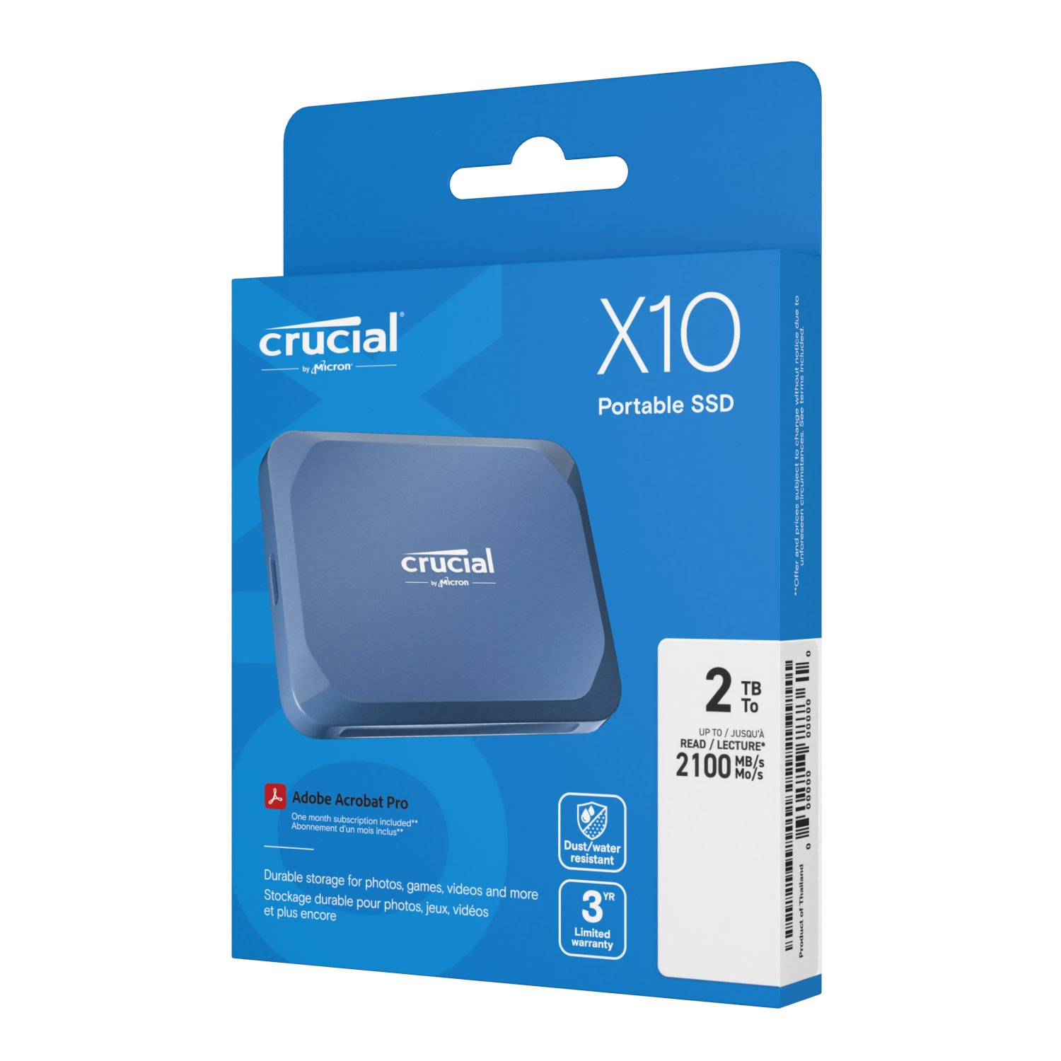 2TB Crucial X10 Type-C Portable SSD - Image 5