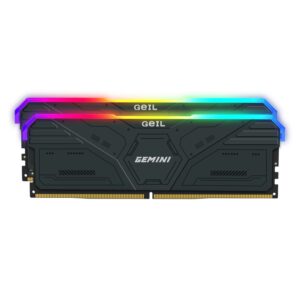 32GB Geil Gemini RGB KIT(2X16GB) 6000MHz DDR5 Desktop Gaming Memory - Grey