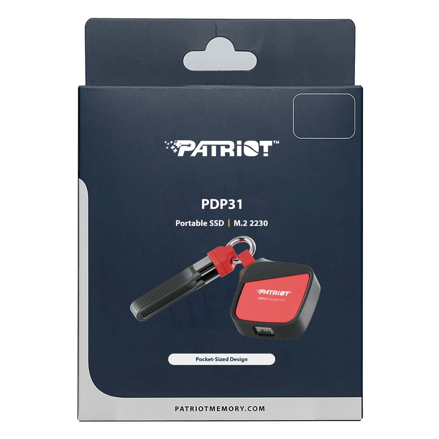 2TB Patriot PDP31 Type-C Portable SSD - Red / Black - Image 5