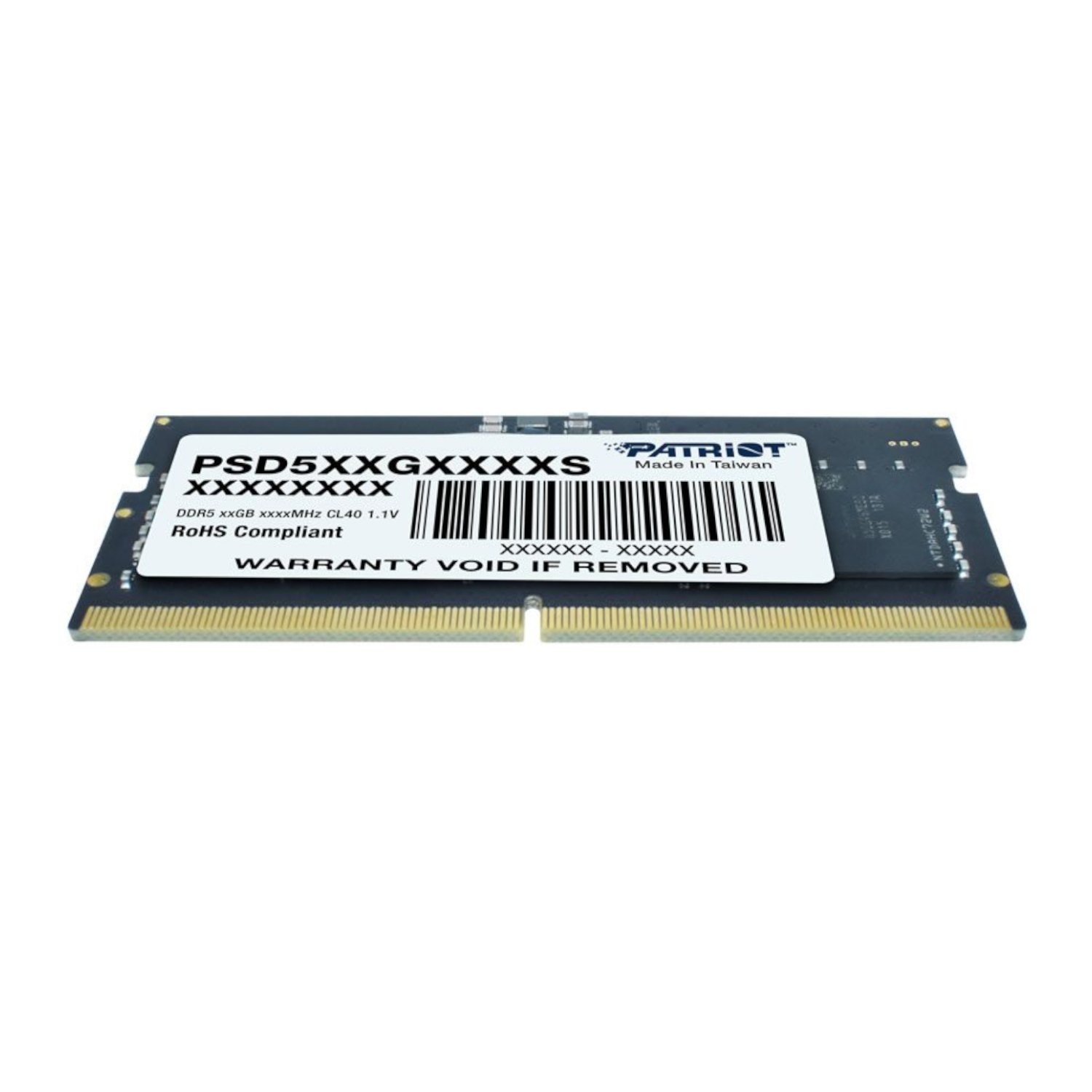 8GB Patriot Signature Line DDR5 4800MHz Single Rank SODIMM Notebook Memory - Image 3