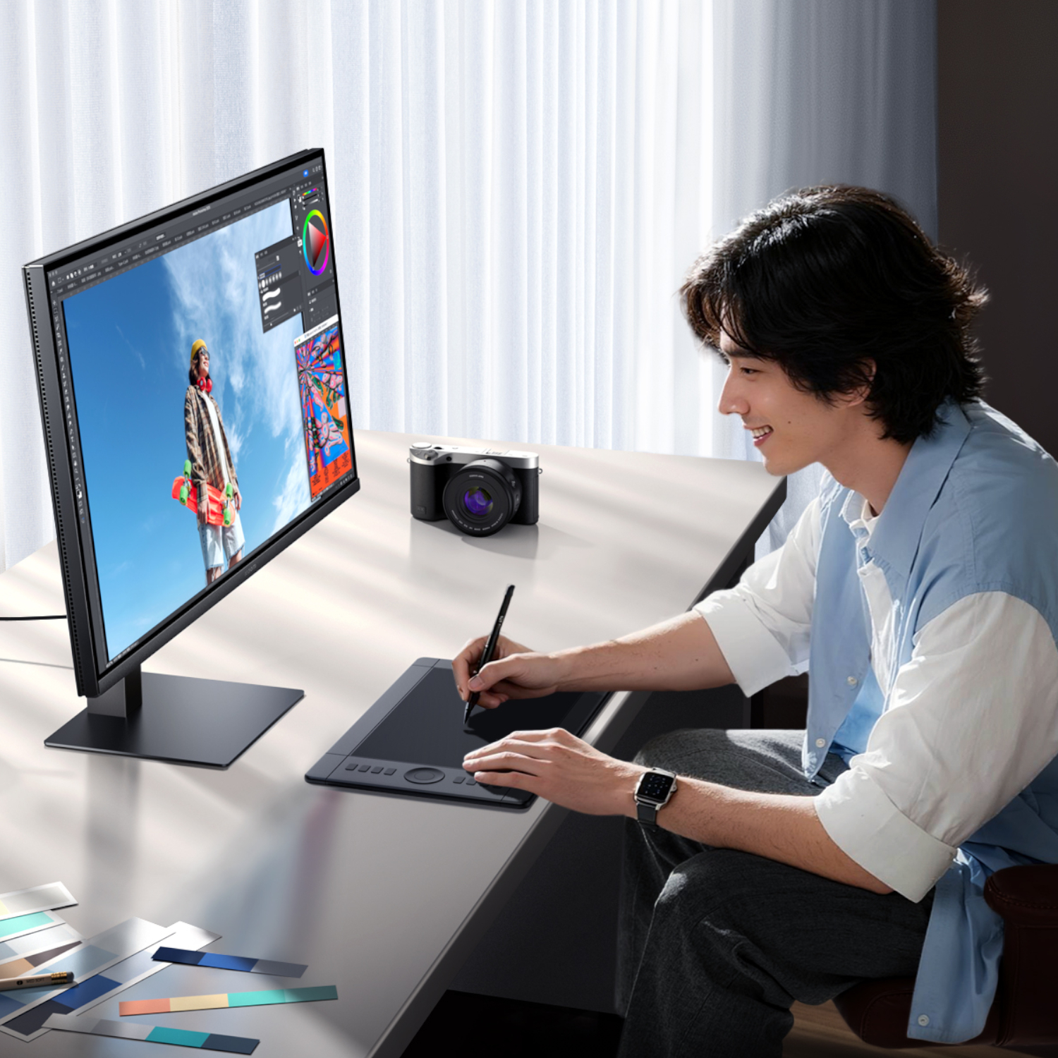 27" Xiaomi A27Qi inch 120Hz 2K IPS Office Monitor - Image 6