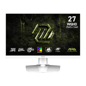 27" MSI MAG 274QRFW E20 WQHD 200Hz IPS Gaming Monitor - White