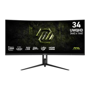 34" MSI MAG 342CQRF E20 UWQHD 200Hz VA Curved Gaming Monitor