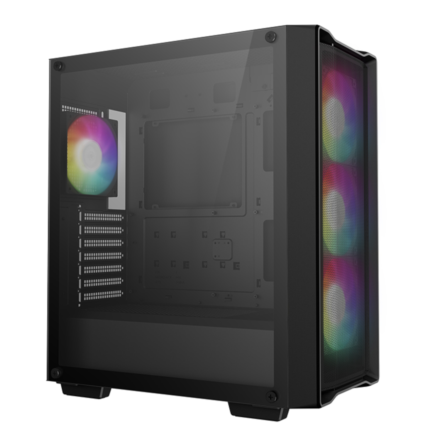DeepCool CC560 MESH V2 ATX Mid Tower Airflow Gaming Chassis - Image 7