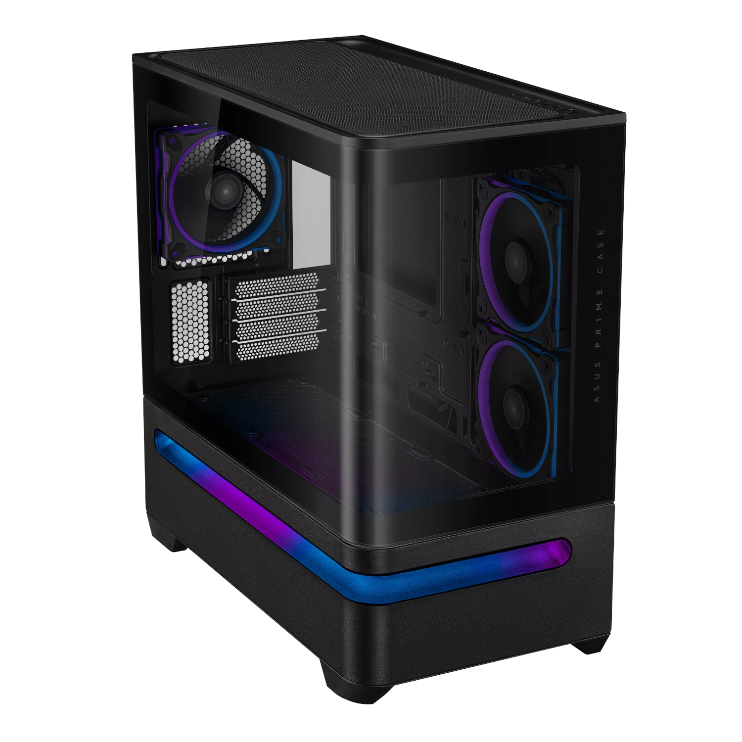 Asus Prime AP202 ARGB Curved Tempered Glass Micro-ATX Chassis - Image 4