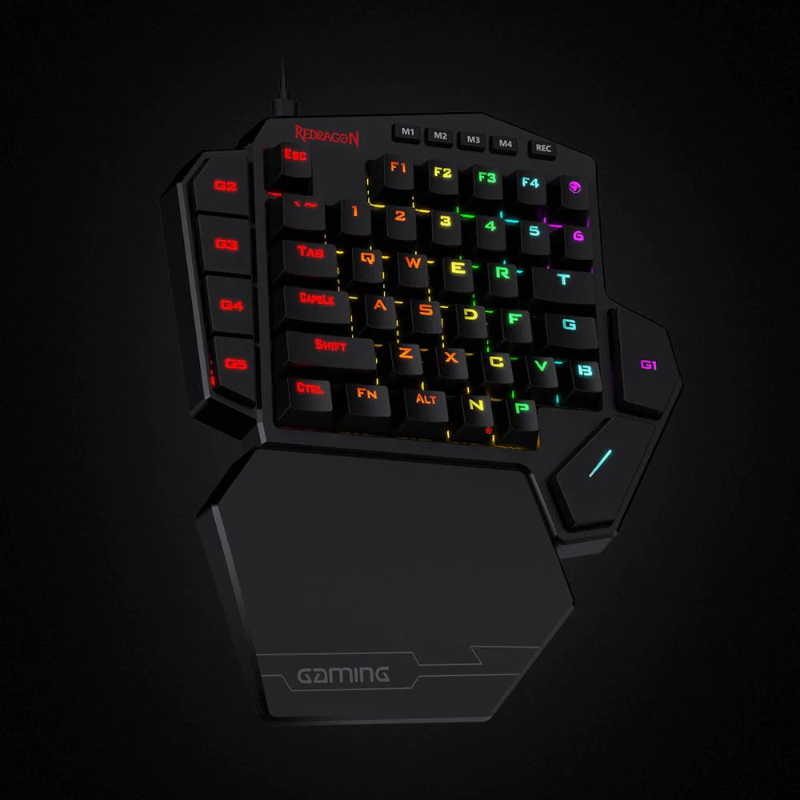 REDRAGON Diti Elite Pro One-Handed RGB Wireless Mechanical Gaming Keyboard - Image 4