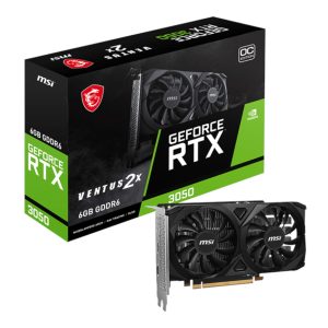 6GB MSI GeForce RTX 3050 VENTUS 2X E OC Graphics Card
